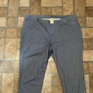 Women’s striped dress pants
